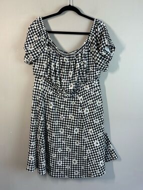 Torrid Textured Knit Puff Sleeve Skater Dress Size 2X